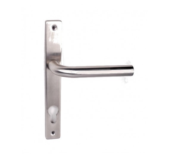 Vidaus apdailos prekės. Durų furnitūra. Durų furnitūra. Rankenos. Rankena SPS Y 85 Inox 