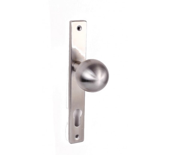 Vidaus apdailos prekės. Durų furnitūra. Durų furnitūra. Rankenos. Rankena TL 04 INOX burbulas 