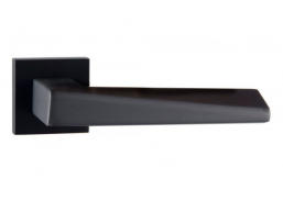 Vidaus apdailos prekės. Durys, jų dalys. Durų furnitūra. Rankenos. Rankena Top Gun juoda 