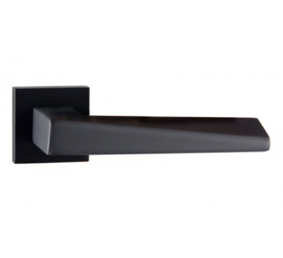 Vidaus apdailos prekės. Durys, jų dalys. Durų furnitūra. Rankenos. Rankena Top Gun juoda 