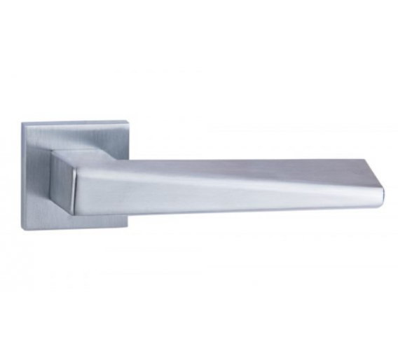 Vidaus apdailos prekės. Durys, jų dalys. Durų furnitūra. Rankenos. Rankena Top Gun matinis chromas 