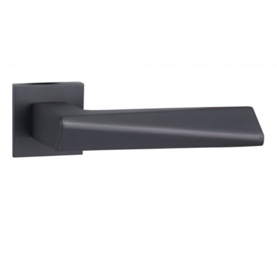 Vidaus apdailos prekės. Durys, jų dalys. Durų furnitūra. Rankenos. Rankena Top Gun matinis tamsus nikelis 