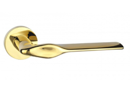 Vidaus apdailos prekės. Durys, jų dalys. Durų furnitūra. Rankenos. Rankena Touchy blizgus auksas 