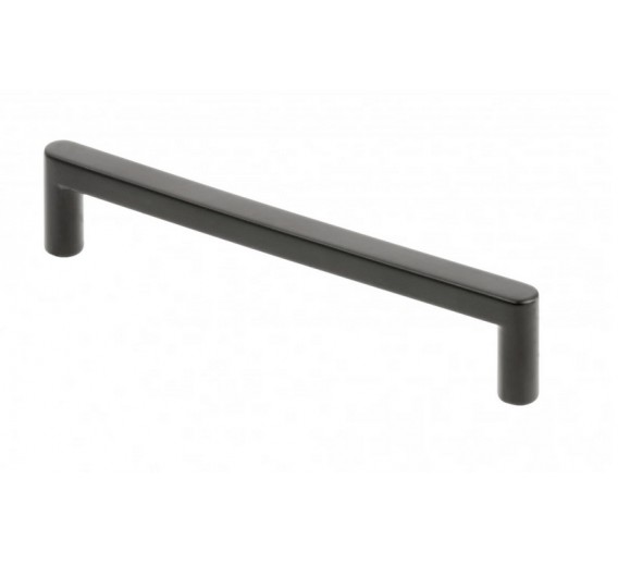 Baldinė furnitūra. Baldinės rankenėlės. Rankenėlė UZ-NYXA-128-20 Matt black 128 mm 