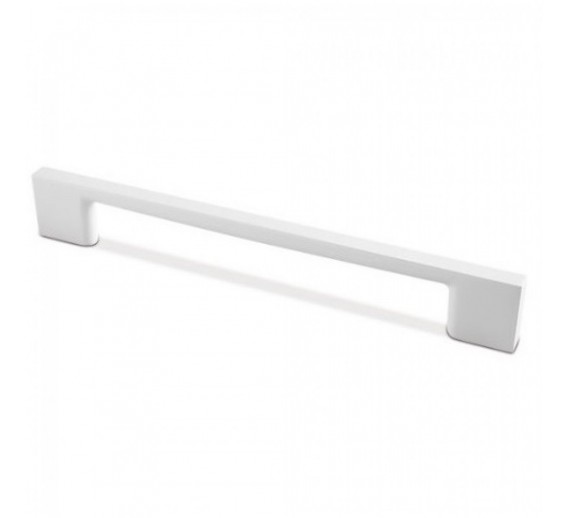 Baldinė furnitūra. Baldinės rankenėlės. Rankenėlė UZ819-192-10WH, Balta 