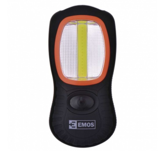 Sodo ir daržo prekės. Laisvalaikio prekės. Nešiojami prožektoriai, žibintuvėliai. Rankinis žibintuvėlis 3 W COB LED + 3xLED 5 mm 