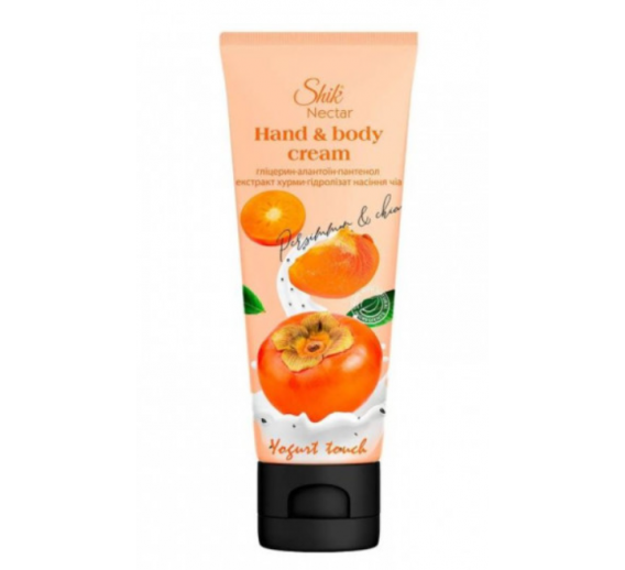 Švaros prekės. Kūno ir plaukų priežiūros priemonės. Rankų ir kūno kremas Shik Nectar su persimonais 75ml 