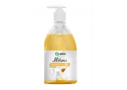 Švaros prekės. Muilas, pasta rankoms plauti. Rankų muilas Milana, pienas su medumi, 1l 