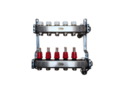 Šildymas. Šildymas ir vėdinimas. Kolektoriai ir kolektorinės spintos. Kolektoriai. Reguliuojamas kolektorius NP General Fittings 5ž. 