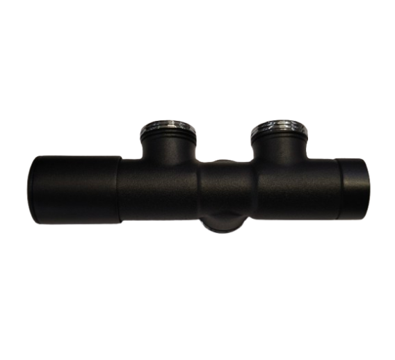 Santechnikos prekės. Vonios įranga. Maišytuvai, dušo komplektai. Maišytuvų detalės. Reguliuojamas pajungimo mazgas UNICO dešininis juodas