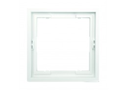 Elektros prekės. Instaliacija - kištukiniai lizdai, jungikliai ir kt.. BORA jungikliai, kištukiniai lizdai. Rėmelis BORA 1 vietos, baltas 