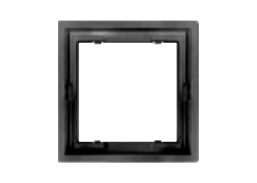 Elektros prekės. Instaliacija - kištukiniai lizdai, jungikliai ir kt.. BORA jungikliai, kištukiniai lizdai. Rėmelis BORA 1 vietos, juodas 