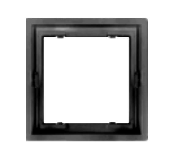 Elektros prekės. Instaliacija - kištukiniai lizdai, jungikliai ir kt.. BORA jungikliai, kištukiniai lizdai. Rėmelis BORA 1 vietos, juodas 