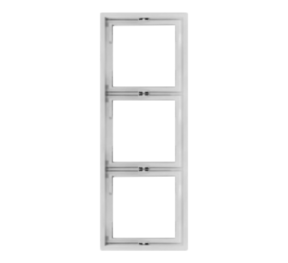 Elektros prekės. Instaliacija - kištukiniai lizdai, jungikliai ir kt.. BORA jungikliai, kištukiniai lizdai. Rėmelis BORA 3 vietų, pilkas, vertikalus 