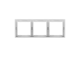 Elektros prekės. Instaliacija - kištukiniai lizdai, jungikliai ir kt.. BORA jungikliai, kištukiniai lizdai. Rėmelis BORA 3 vietų, pilkas 