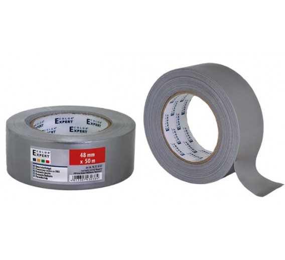 Vidaus apdailos prekės. Pakavimo, izoliacinės, lipnios juostos. Armuotos juostos, audinio juostos. Remontinė juosta CES 48mm x 50m 