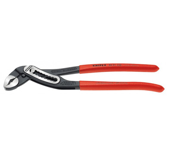 Darbo įrankiai. Mechaniniai įrankiai. Replės. Reguliuojamos replės. Replės Aligator KNIPEX 8801 250 