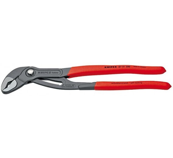 Darbo įrankiai. Mechaniniai įrankiai. Replės. Reguliuojamos replės. Replės KNIPEX Cobra 300 mm 