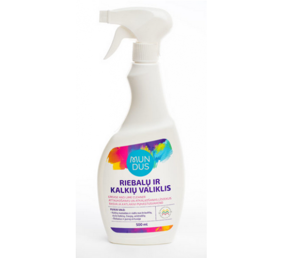 Riebalų ir kalkių valiklis Mundus, 0,5l 