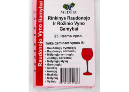 Rinkinys raudono vyno gamybai 