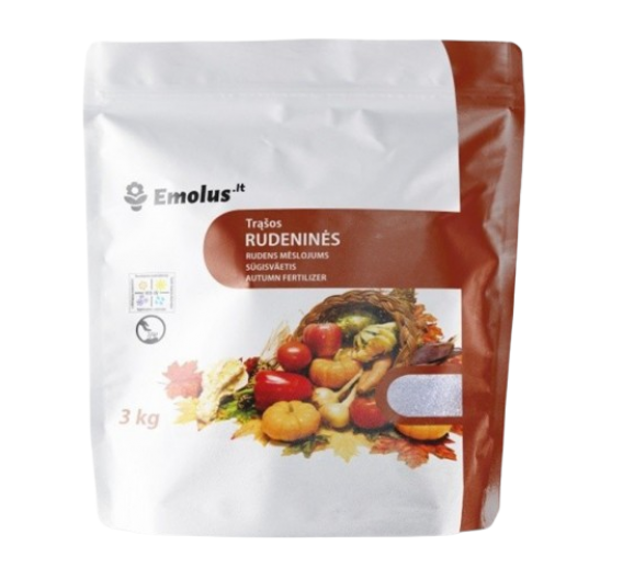 Sodo ir daržo prekės. Trąšos ir durpių substratai. Trąšos. Birios trąšos. Rudenines trąšos PK 11-20 3kg