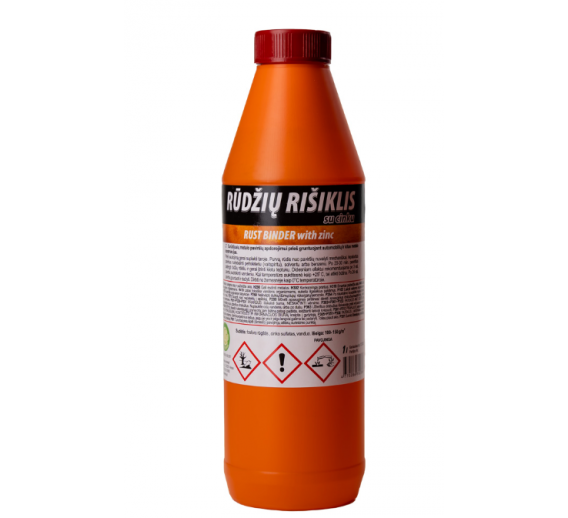 Dažai. Glaistas, gruntas, klijai, skiedikliai. Gruntai. Gruntas metalui. Rūdžių rišiklis su cinko oksidu, 0.5 l 