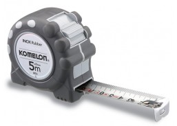 Darbo įrankiai. Mechaniniai įrankiai. Ruletės, matavimo juostos, slankmačiai. Ruletės. Ruletė INOX RUBBER 5mx19mm 