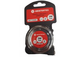 Darbo įrankiai. Mechaniniai įrankiai. Ruletės, matavimo juostos, slankmačiai. Ruletės. Ruletė Meistertex MST316 3 m x 16 mm su magnetu 