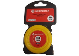 Darbo įrankiai. Mechaniniai įrankiai. Ruletės, matavimo juostos, slankmačiai. Ruletės. Ruletė Meistertex MST316 3 m x 16 mm 