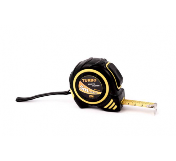 Darbo įrankiai. Mechaniniai įrankiai. Ruletės, matavimo juostos, slankmačiai. Ruletė Meistertex MST519 5 m x 19 mm 
