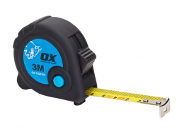 Darbo įrankiai. Mechaniniai įrankiai. Ruletės, matavimo juostos, slankmačiai. Ruletė OX Trade OX-T029103 3 m 