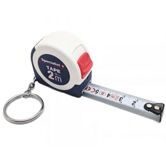 Darbo įrankiai. Mechaniniai įrankiai. Ruletės, matavimo juostos, slankmačiai. Ruletės. Ruletė Specialist+ 2mx13mm Tape 