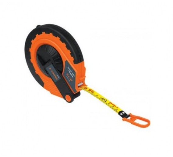 Darbo įrankiai. Mechaniniai įrankiai. Ruletės, matavimo juostos, slankmačiai. Ruletės. Ruletė stiklo pluošto Truper 20m 
