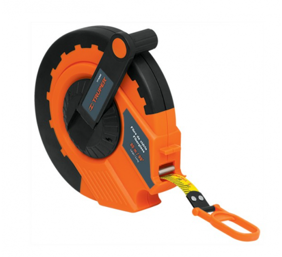 Darbo įrankiai. Mechaniniai įrankiai. Ruletės, matavimo juostos, slankmačiai. Ruletės. Ruletė stiklo pluošto Truper 30m 