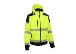 Ryškaus matomumo striukė PESSO PALERMO HI-VIS geltona, M 