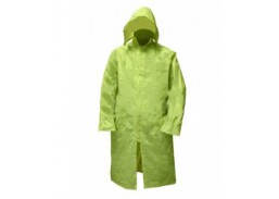 Darbo saugos prekės. Darbo drabužiai. Rūbai nuo lietaus. Ryškiai geltonas apsiaustas nuo lietaus, 2XL dydis 