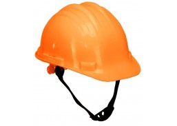 Darbo saugos prekės. Galvos apsaugos priemonės. Apsauginiai šalmai. Šalmas statybininkui Lahti oranžinis 