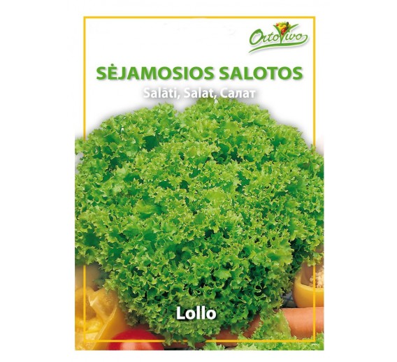 Sodo ir daržo prekės. Sėklos, daigyklos, durpinės tabletės. Ridikėliai, salotos. Salotos Lollo 2g 