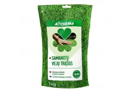 Sodo ir daržo prekės. Trąšos ir durpių substratai. Trąšos. Trąšos vejai. Samanotų vejų trąšos Agrochema, 1kg