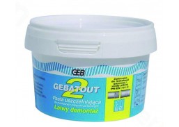 Vidaus apdailos prekės. Hermetikai, montavimo putos, sandarinimo juostos. Sandarinimo juostos. Sandarinimo pasta GEBATOUT 200 g 