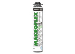 Vidaus apdailos prekės. Hermetikai, montavimo putos, sandarinimo juostos. Sandarinimo, montavimo putos. Sandarinimo putos MAKROFLEX WHITETEQ PRO 750ml 