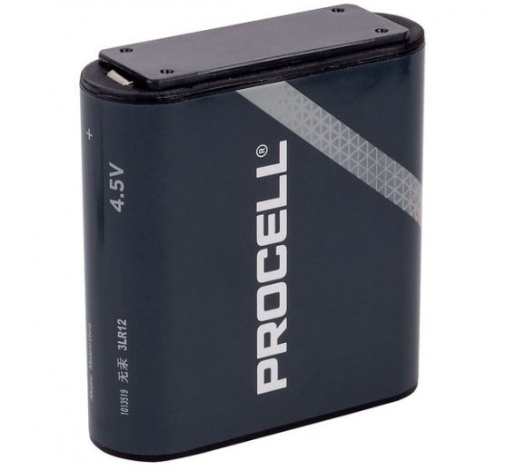 Elektronikos prekės. Elementai - baterijos. Šarminė baterija 312A Duracell 4,5V 