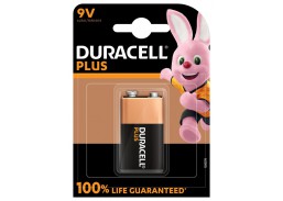 Elektronikos prekės. Elementai - baterijos. Šarminė baterija 6LR61 9V Duracell  Plus Power 