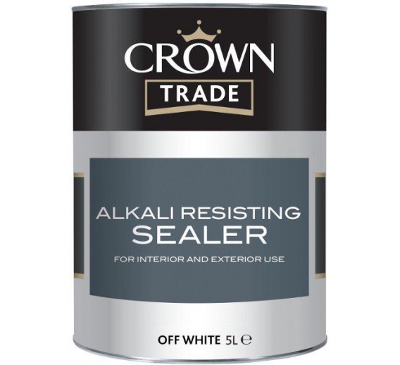 Šarmui atsparus gruntas CROWN 5l alkali resisting sealer 