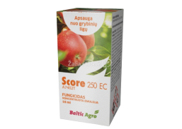 Sodo ir daržo prekės. Augalų apsaugos priemonės. Fungicidai. Score fungicidas 250g/l. 10ml 