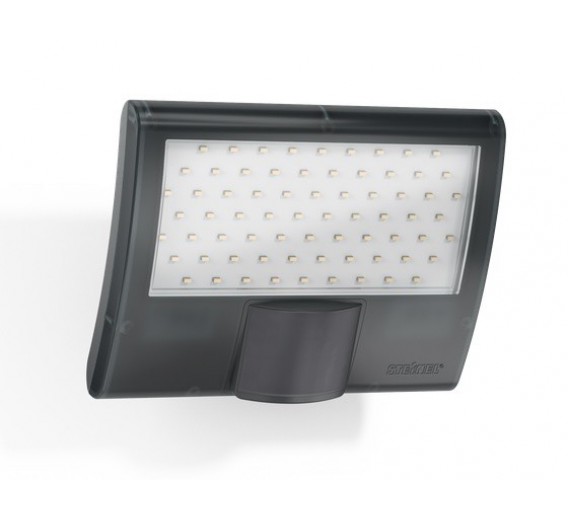 Apšvietimas. Sensoriniai šviestuvai. Sensorinis prožektorius XLED Steinel Curved antracito sp. 