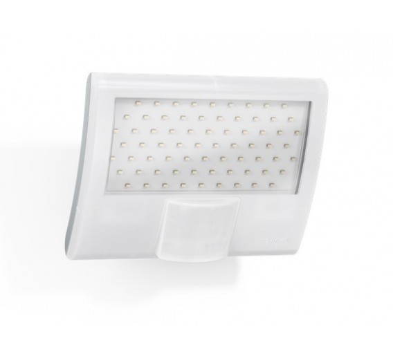 Apšvietimas. Sensoriniai šviestuvai. Sensorinis prožektorius XLED Steinel Curved baltas 