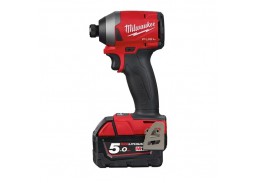 Darbo įrankiai. Elektriniai ir akumuliatoriniai įrankiai. Akumuliatoriniai suktuvai - gręžtuvai. Šešiakampis smūg. suktuvas Milwaukee M18FID2-502X, 18V 