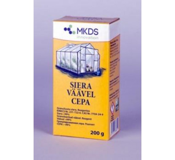 Sieros granulės dezinfekcijai 200 g 