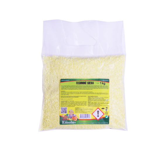 Sodo ir daržo prekės. Trąšos ir durpių substratai. Trąšos. Birios trąšos. Sieros granulės-dezinfekcinė priemonė, 1kg